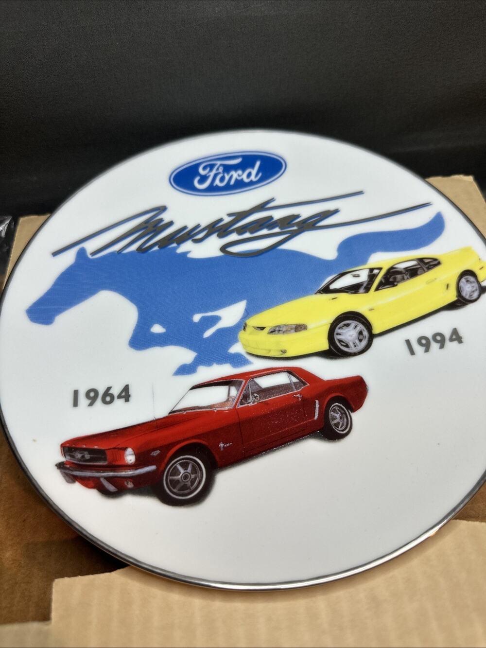 Ford Mustang 1964-1994 Commemorative Plate 303 in PMI Limited Numbered Edition